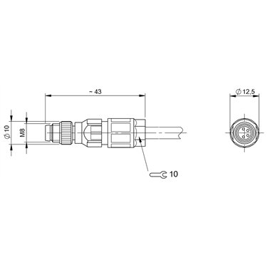 BCC M334-0000-20-000-13X425-000 BALLUFF  - Part Number: BCC0HLT