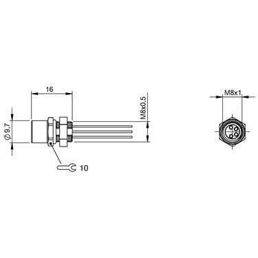 BCC M354-0000-10-RM050-020 BALLUFF  - Codice di ordinazione: BCC0E38