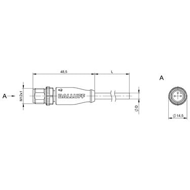 BCC M413-0000-2A-002-PX0334-020 BALLUFF  - Codice di ordinazione: BCC02ZF