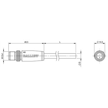BCC M413-0000-2A-036-PS0334-100 BALLUFF  - Part Number: BCC02ZM