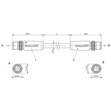 BCC M414-M414-6D-338-ES34N9-100 BALLUFF  - Codice di ordinazione: BCC0K48