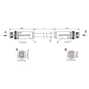 BCC M414-M414-6D-338-ES64N9-020 BALLUFF  - Part Number: BCC09NN