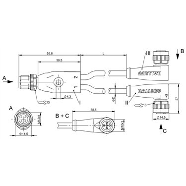 BCC M414-M425-M425-U2010-006 BALLUFF  - Part Number: BCC0ALM