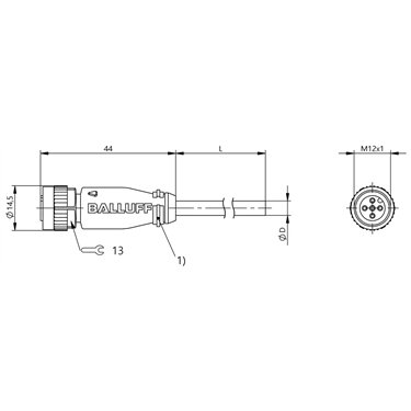 BCC M415-0000-1A-003-PH0434-050 BALLUFF  - Codice di ordinazione: BCC0AAA