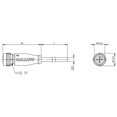 BCC M415-0000-1A-017-VX8534-300 BALLUFF  - Codice di ordinazione: BCC08LP