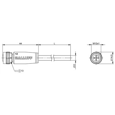 BCC M415-0000-1A-068-VS24N7-020 BALLUFF  - Codice di ordinazione: BCC06Y1