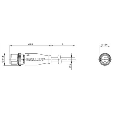 BCC M415-0000-2A-017-PX0534-050 BALLUFF  - Codice di ordinazione: BCC0C77