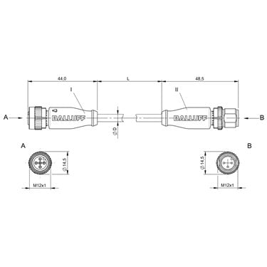 BCC M415-M413-3A-300-PX0334-010 BALLUFF  - Part Number: BCC0370