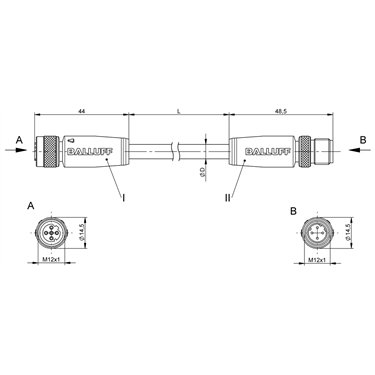 BCC M415-M414-3D-338-ES64N9-050 BALLUFF  - Part Number: BCC0EY1
