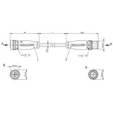 BCC M415-M415-3A-312-PX4534-003-C033 BALLUFF  - Código de orden: BCC0KFA