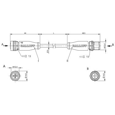 BCC M415-M415-3A-313-PX0534-010 BALLUFF  - Part Number: BCC09FZ