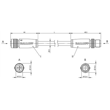 BCC M415-M415-3A-315-PS0534-150 BALLUFF  - Codice di ordinazione: BCC0M9Z