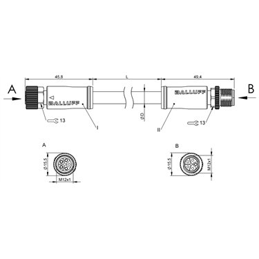 BCC M415-M415-3L-386-PX85A5-020 BALLUFF  - Codice di ordinazione: BCC0L2Z