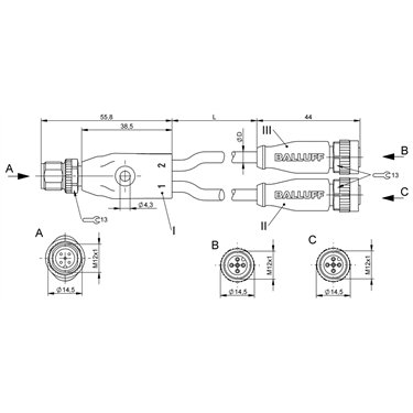 BCC M415-M415-M415-U2064-003 BALLUFF  - Código de orden: BCC0FPC