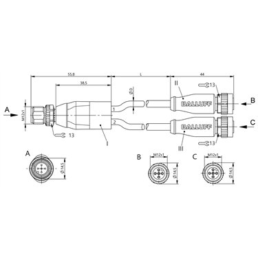 BCC M415-M415-M415-U2093-002 BALLUFF  - Part Number: BCC0K17
