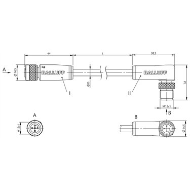 BCC M415-M424-3A-305-PS0434-200 BALLUFF  - Codice di ordinazione: BCC0E3M