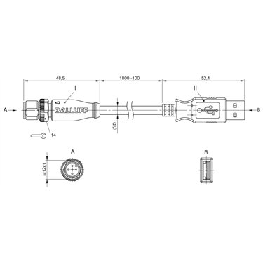 BCC M415-U024-8F-696-VX04T8-018 BALLUFF  - Codice di ordinazione: BCC0CR2