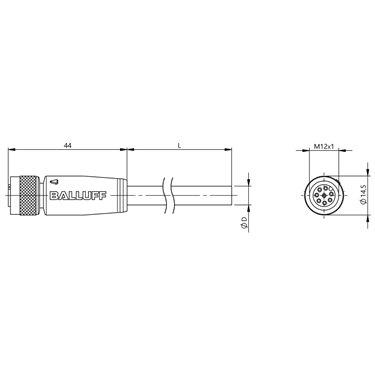 BCC M418-0000-1A-046-PS0825-020 BALLUFF  - Codice di ordinazione: BCC0994
