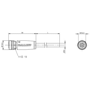 BCC M418-0000-1A-069-PX0825-200 BALLUFF  - Codice di ordinazione: BCC0AT4