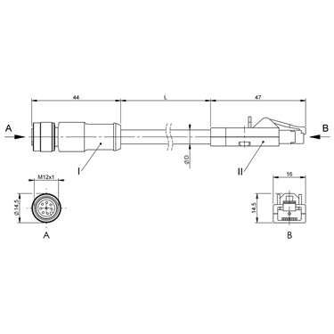 BCC M418-Z035-AF-745-PS56NC-100 BALLUFF  - Codice di ordinazione: BCC0L3Y