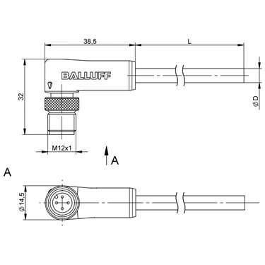 BCC M424-0000-2A-014-VS8434-050 BALLUFF  - код заказа: BCC035Z