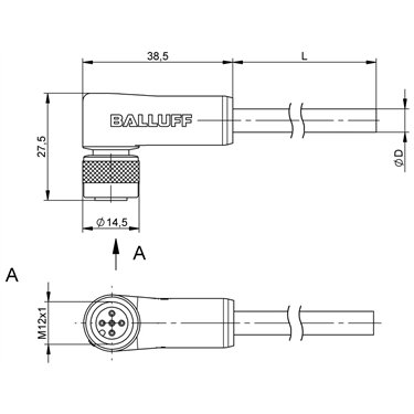 BCC M425-0000-1A-036-VS8334-050 BALLUFF  - Codice di ordinazione: BCC0358