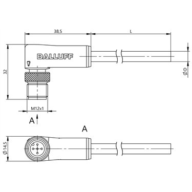 BCC M425-0000-2A-043-PS0534-100 BALLUFF  - Codice di ordinazione: BCC09K2