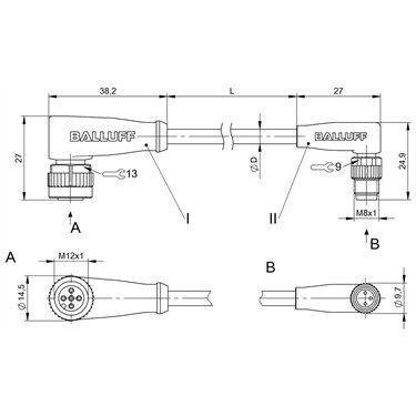 BCC M425-M323-3F-300-PX0334-006 BALLUFF  - Codice di ordinazione: BCC03N4