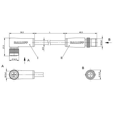 BCC M425-M414-3A-305-PS0434-006 BALLUFF  - Codice di ordinazione: BCC0KUH