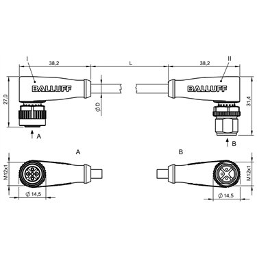 BCC M425-M423-3A-300-VX8334-020 BALLUFF  - Codice di ordinazione: BCC0394