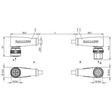 BCC M425-M425-3A-661-PX0534-030 BALLUFF  - Part Number: BCC08FY