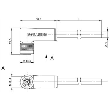 BCC M428-0000-1A-046-PS0825-200 BALLUFF  - Codice di ordinazione: BCC09HK