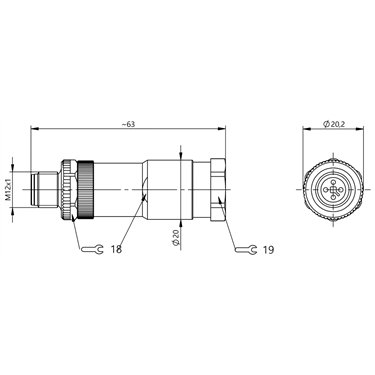BCC M434-0000-2T-000-61X4A5-000 BALLUFF  - Codice di ordinazione: BCC0K7Z
