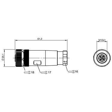 BCC M435-0000-1A-000-55X450-000 BALLUFF  - Código de orden: BCC06Y6