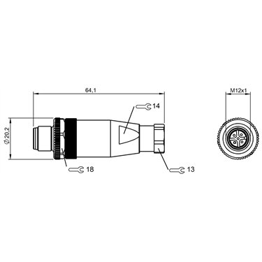 BCC M435-0000-2A-000-41X575-000 BALLUFF  - Código de orden: BCC06YA