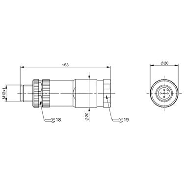 BCC M435-0000-2A-000-A1X575-000 BALLUFF  - Part Number: BCC09JW