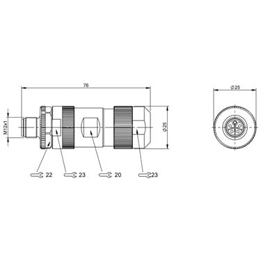 BCC M435-0000-2L-000-61X5B5-000 BALLUFF  - Codice di ordinazione: BCC0LCR