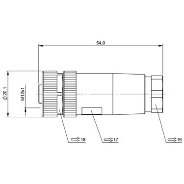 BCC M438-0000-1A-000-51X850-000 BALLUFF  - Part Number: BCC0A03