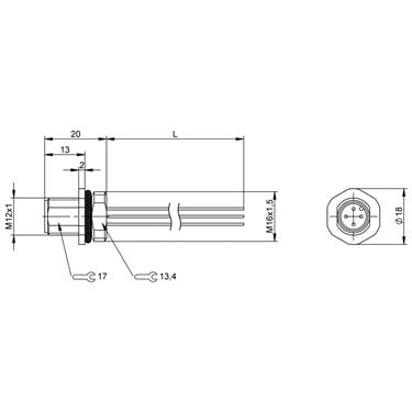 BCC M454-0000-2A-RM020-020 BALLUFF  - Codice di ordinazione: BCC0E53