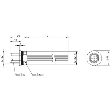 BCC M455-0000-2A-RM014-020 BALLUFF  - Codice di ordinazione: BCC0E5F