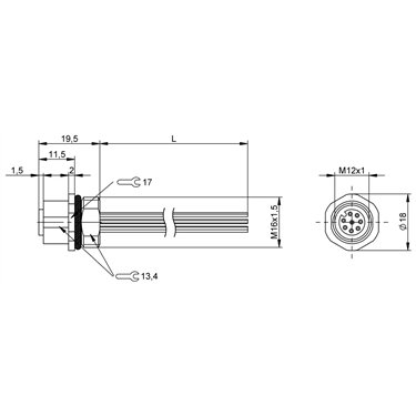 BCC M458-0000-1A-RM015-005 BALLUFF  - Codice di ordinazione: BCC0E55
