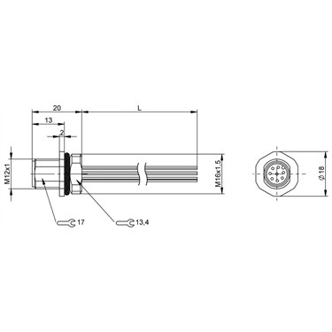 BCC M458-0000-2A-RM015-020 BALLUFF  - Codice di ordinazione: BCC0E58