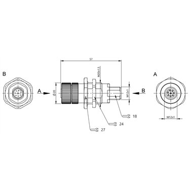 BCC M458-M458-3A-RM141-000 BALLUFF  - Part Number: BCC0K3P