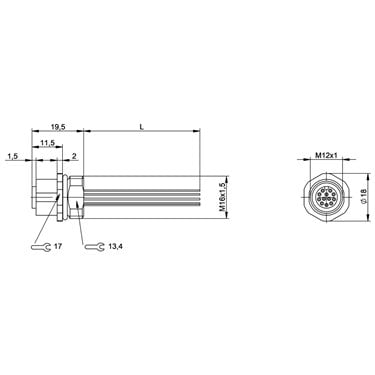 BCC M45C-0000-1A-RM081-020 BALLUFF  - Codice di ordinazione: BCC0E5A