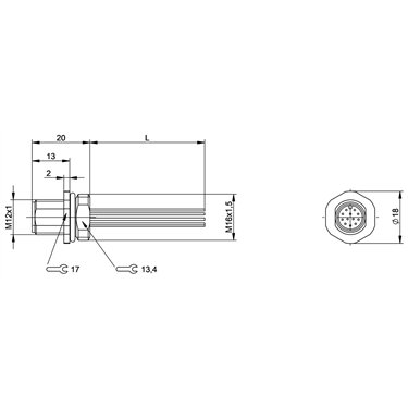 BCC M45C-0000-2A-RM081-005 BALLUFF  - Codice di ordinazione: BCC0E5C