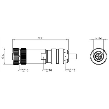 BCC M475-0000-1A-000-01X575-000 BALLUFF  - Codice di ordinazione: BCC06ZN