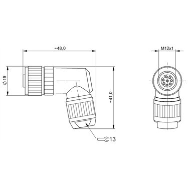 BCC M488-0000-1A-000-43X834-000 BALLUFF  - Part Number: BCC04ME