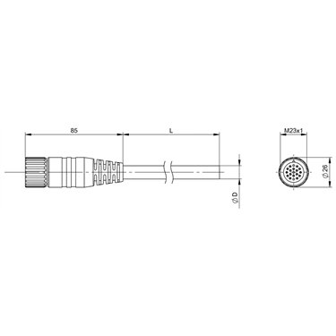 BCC M61L-0000-10-022-PX0LP4-050 BALLUFF  - Codice di ordinazione: BCC06KZ
