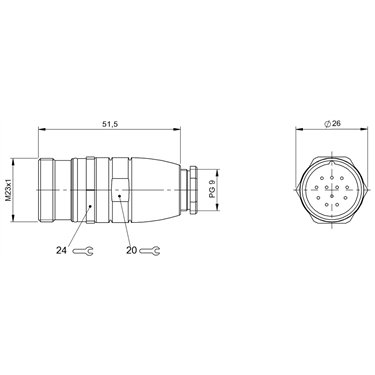 BCC M67C-0000-20-000-54XCA0-000 BALLUFF  - Part Number: BCC0AY5