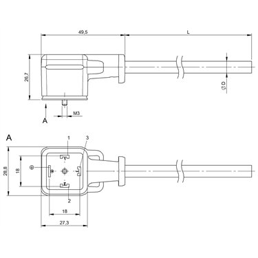 BCC PA24-0000-10-070-PX0550-100 BALLUFF  - Codice di ordinazione: BCC071J